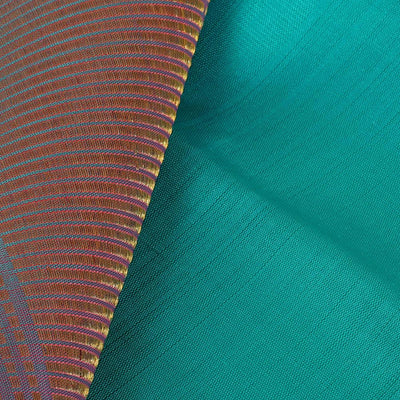 Kanchi Silk Sea Green Traditional Dhoti With Kanduva (8 X 4)