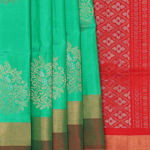 Gorgeous Sea Green Saree