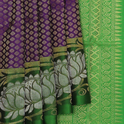 Gorgeous Violet Saree