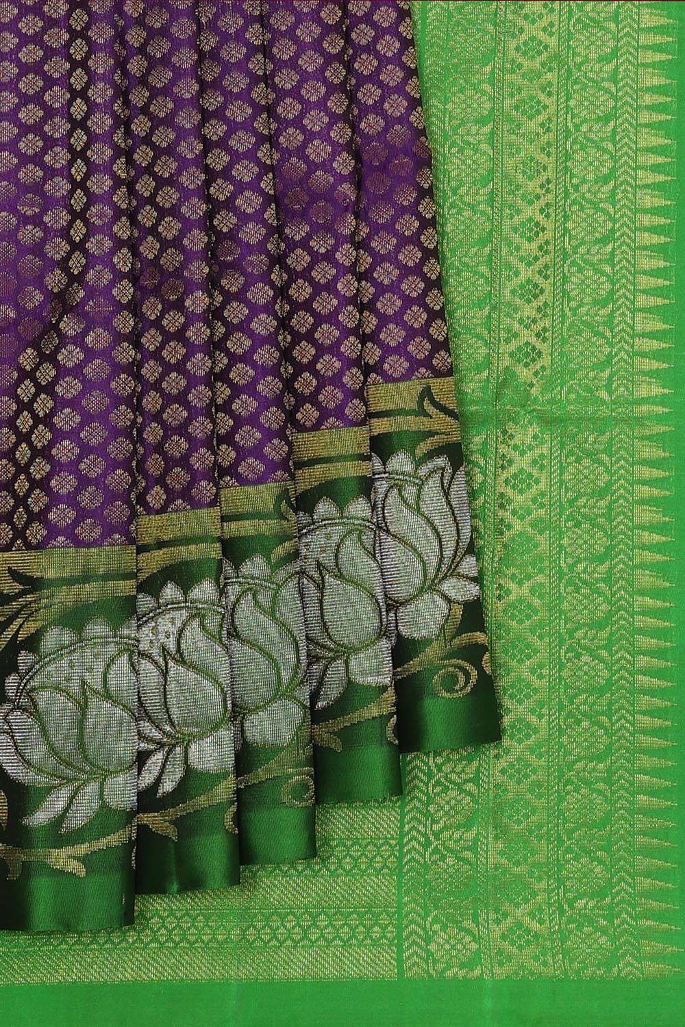 Gorgeous Violet Saree