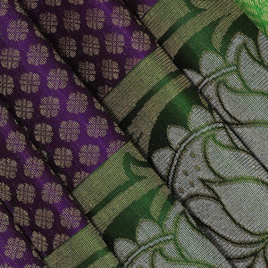 Gorgeous Violet Saree
