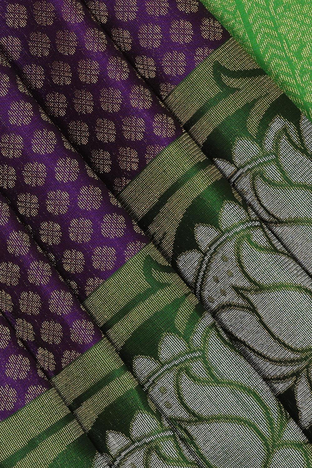 Gorgeous Violet Saree
