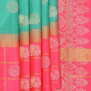 Gorgeous Sea Green Saree