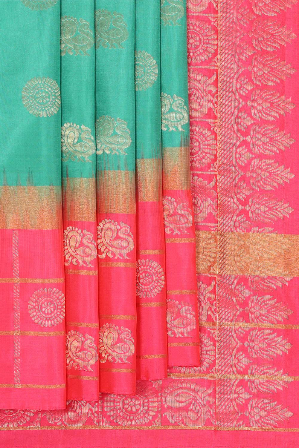 Gorgeous Sea Green Saree
