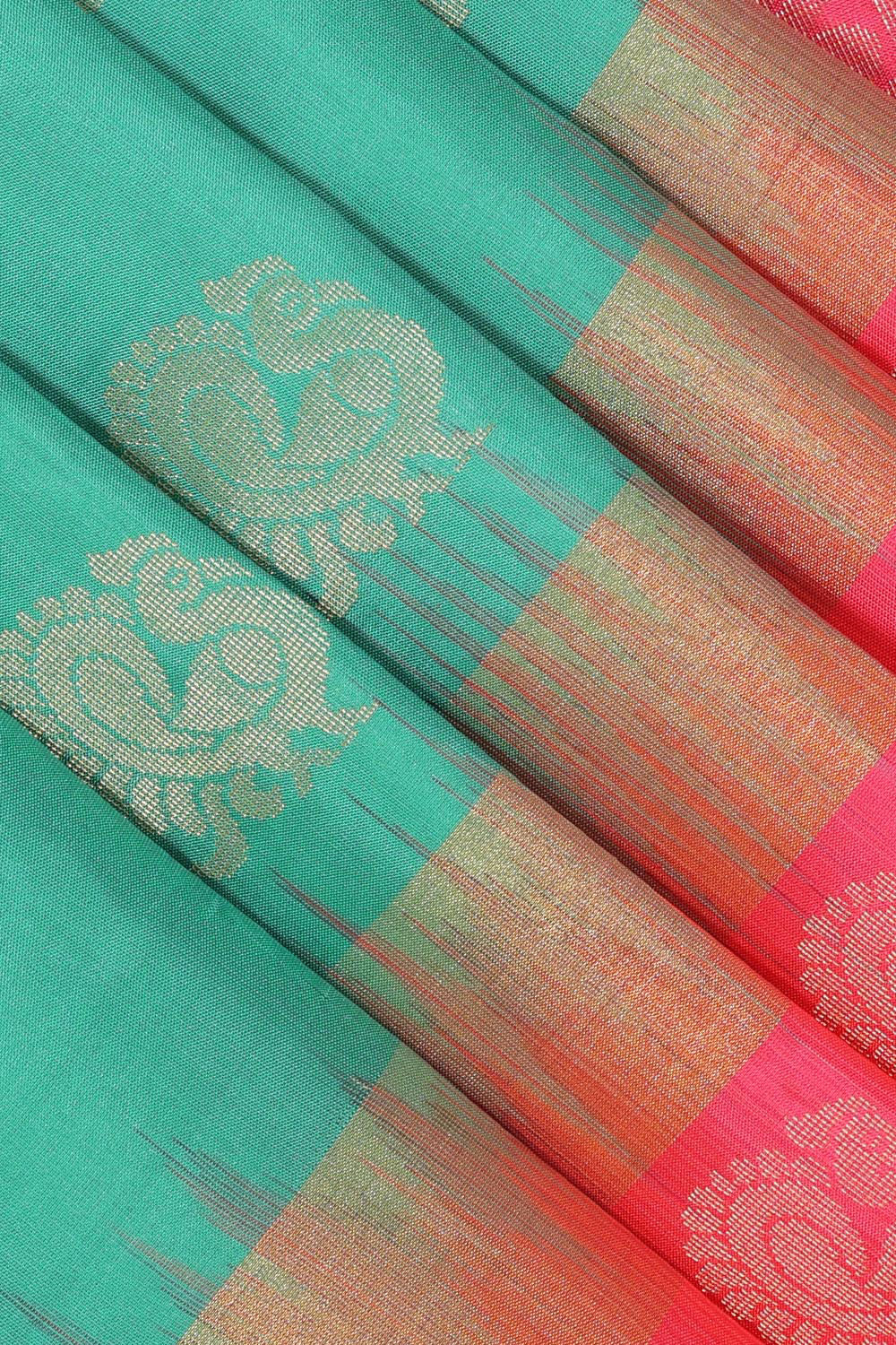 Gorgeous Sea Green Saree
