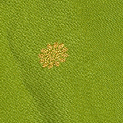 Gadwal Silk Parrot Green Saree