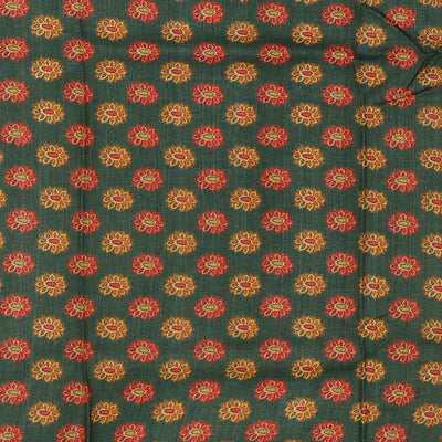 Dark Blue Tussar Silk Saree
