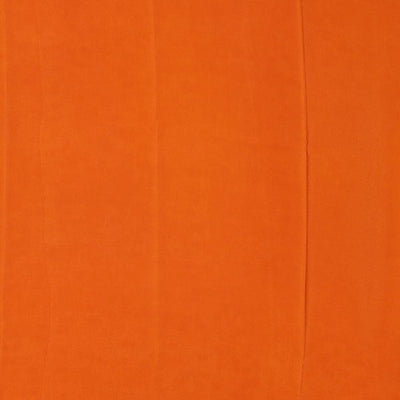 Crepe Orange Saree