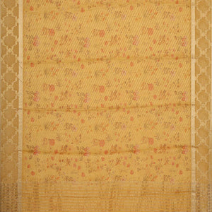 Georgette Mustard Saree