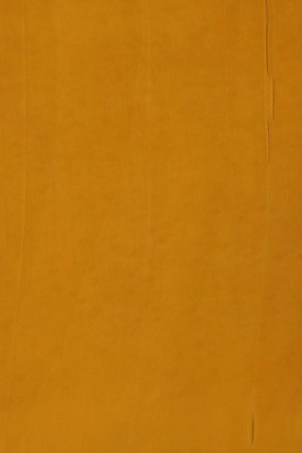 Georgette Mustard Saree