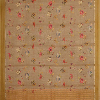 Georgette Beige Saree
