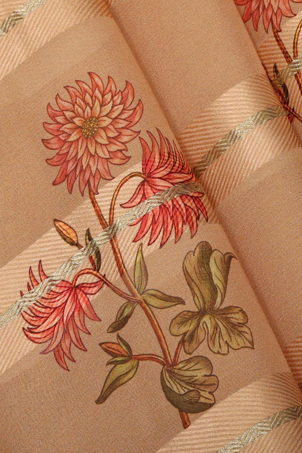 Crepe Classy Beige Saree