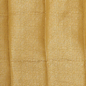 Crepe Silk Yellow Saree