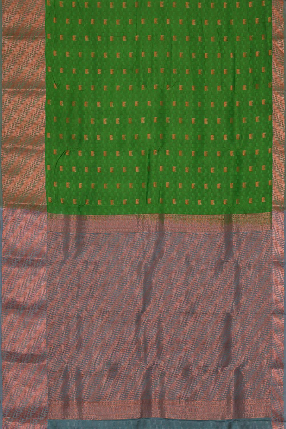 Green Woven South Silk Saree