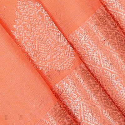 Kanchi Pattu Peach Saree