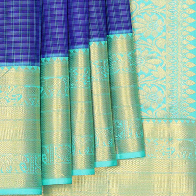 Kanchi Pattu Royal Blue Saree