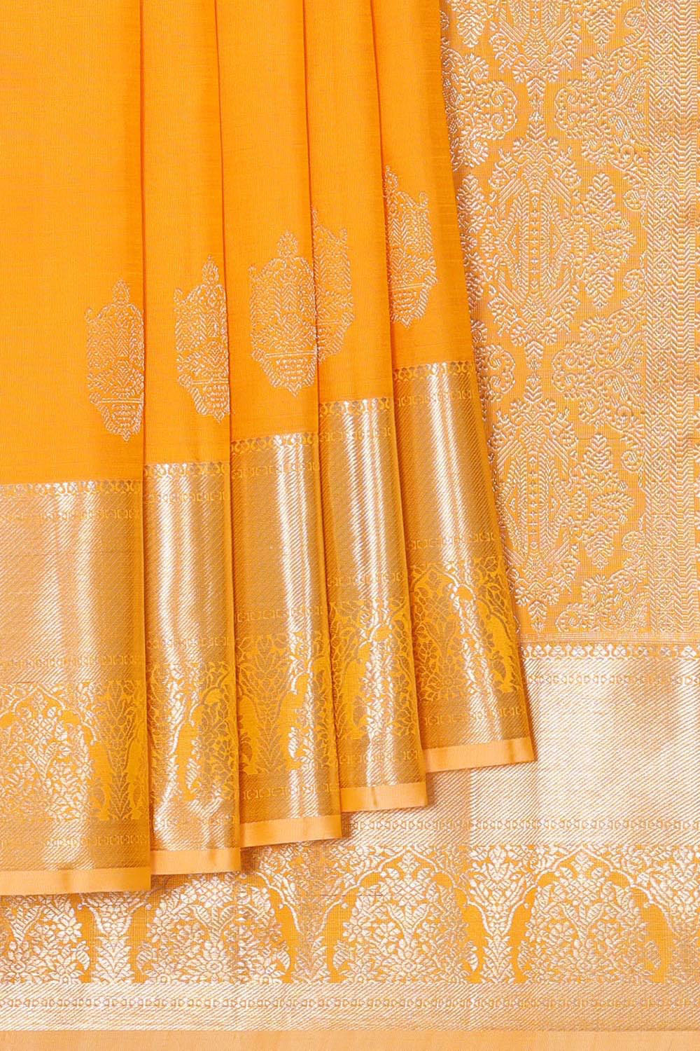 Kanchi Pattu Yellow Saree