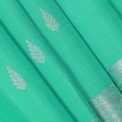 Kanchi Pattu Sea Green Saree