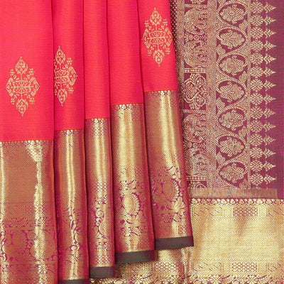 Kanchi Pattu Pink Saree