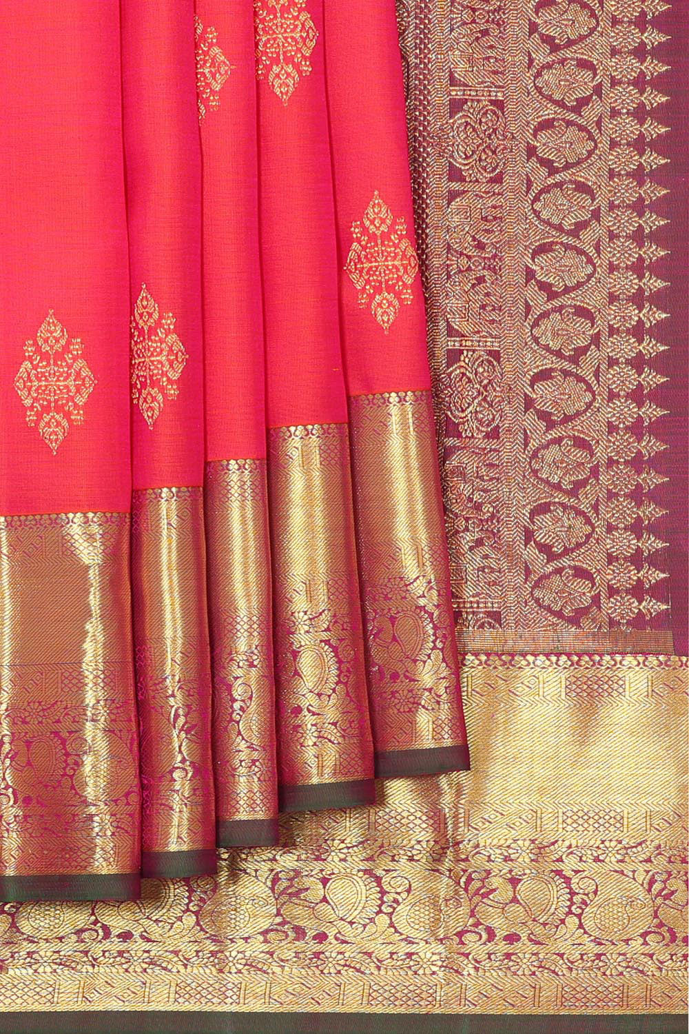 Kanchi Pattu Pink Saree