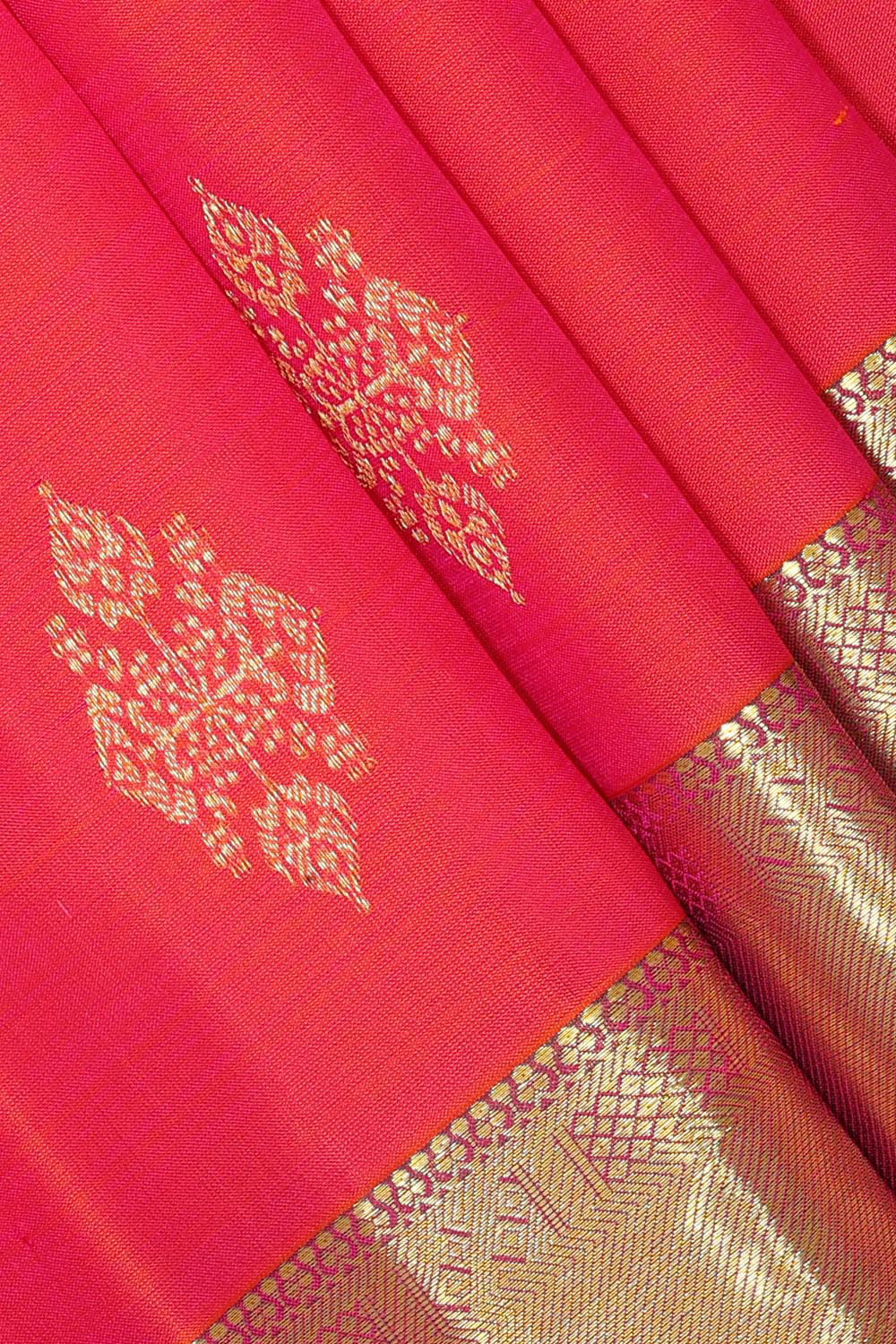 Kanchi Pattu Pink Saree