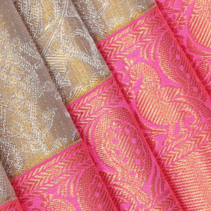 Kanchipattu Brocade Gold Saree