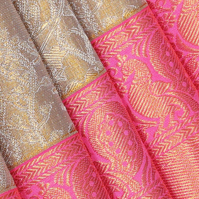Kanchipattu Brocade Gold Saree