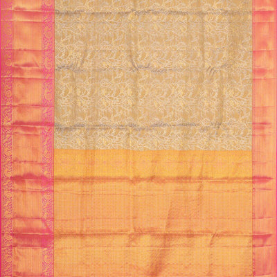 Kanchipattu Brocade Gold Saree