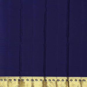 Kanchipattu Bluish Grey Brocade Saree