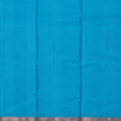 Kanchipattu Bright Peach Brocade Saree