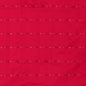 Ikat Silk Violet Saree
