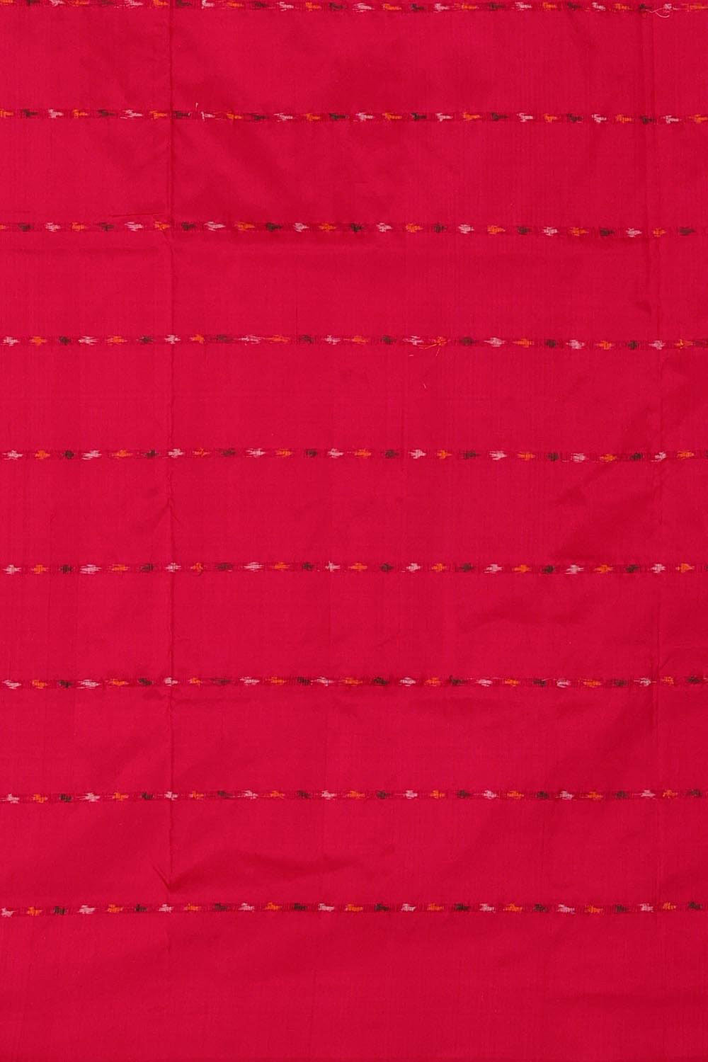 Ikat Silk Violet Saree