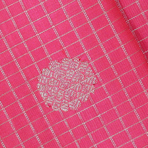 Gadwal Silk Bright Pink Saree
