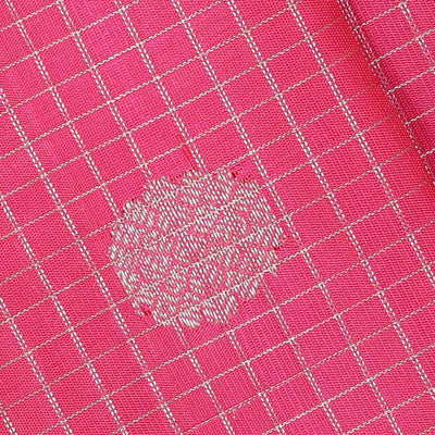 Gadwal Silk Bright Pink Saree
