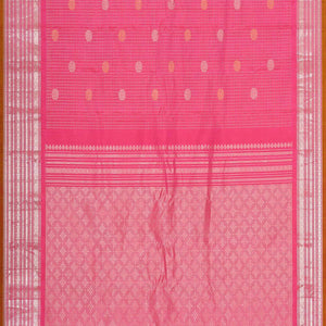 Gadwal Silk Bright Pink Saree