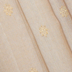 Gadwal Tussar Cream Saree