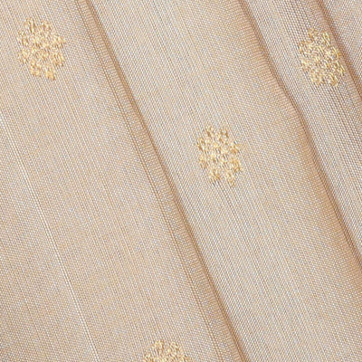 Gadwal Tussar Cream Saree