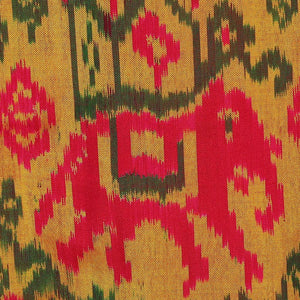 Ikat Silk Rani Pink Saree