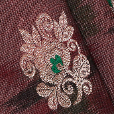 Dark Onion Pink Silk Patola Saree