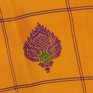 Gadwal Silk Haldi Yellow Saree