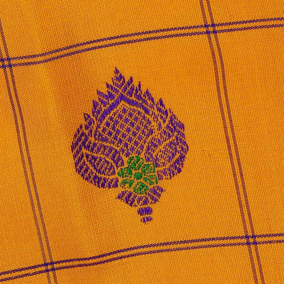 Gadwal Silk Haldi Yellow Saree