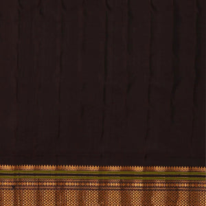 Gadwal Silk Green-Cream Saree