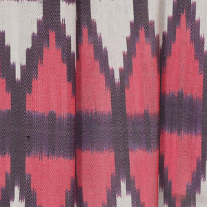 Ikat Silk Light Red Saree