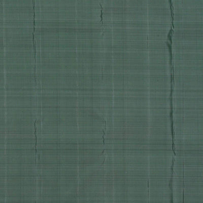 Kanchipattu Bottle Green Brocade Saree
