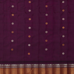 Gadwal Silk Pinkish Red Saree