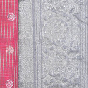 Gadwal Silk Pink Saree