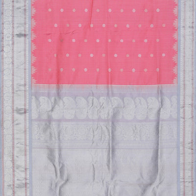 Gadwal Silk Pink Saree