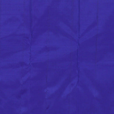 Dark Ocean Blue Silk Saree