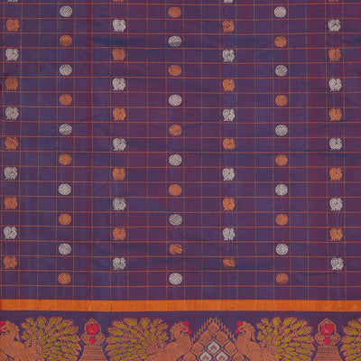 Gadwal Silk Rani Pink Saree
