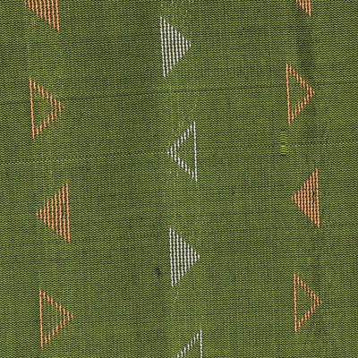 Golden Green Silk Saree